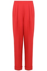 Delpozo TAPERED PANTS RED